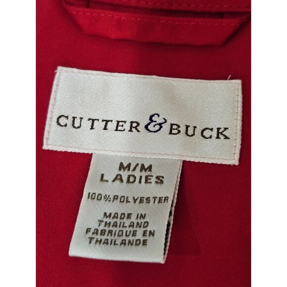 Vintage Ohio State Jacket Women M Cutter & Buck 2002 Nat'l Champion Half Zip Red - Picture 7 of 10